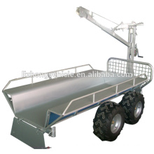 China wholesale crane timber trailer,log loader trailer,log trailer